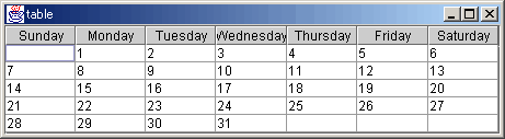 「JTable」イメージ3