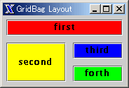 サンプルプログラム実行の図4-レイアウトマネージャ-